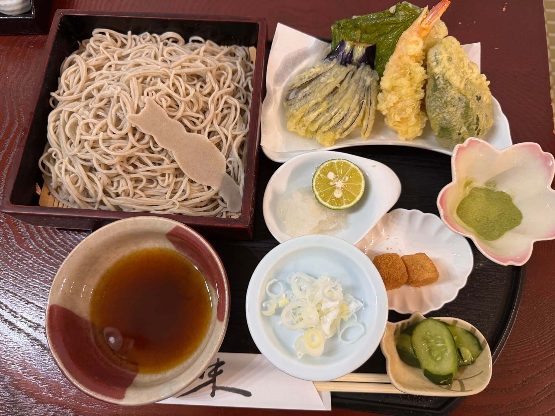 ざるそばセット